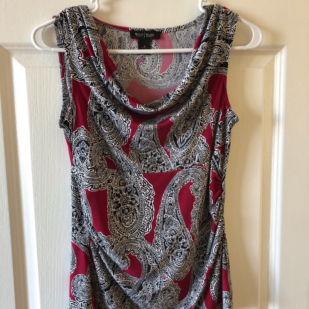 White House Black Market Tank Scoop Cowl  Neck
